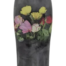 Миди-юбка с принтом в виде букета роз