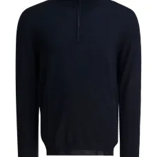 Свитер на молнии с воротником Свитер на молнии с воротником