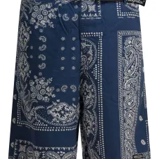 Шорты с банданным принтом