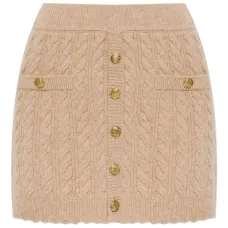 Мини-юбка Berritt вязаная с пуговицами