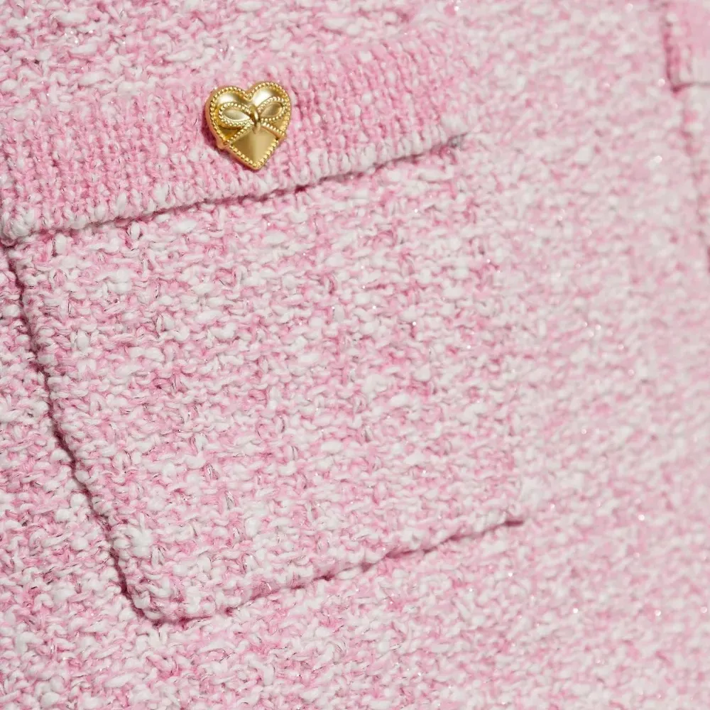 Мини-юбка Ellianna с карманами и пуговицами в виде сердечек