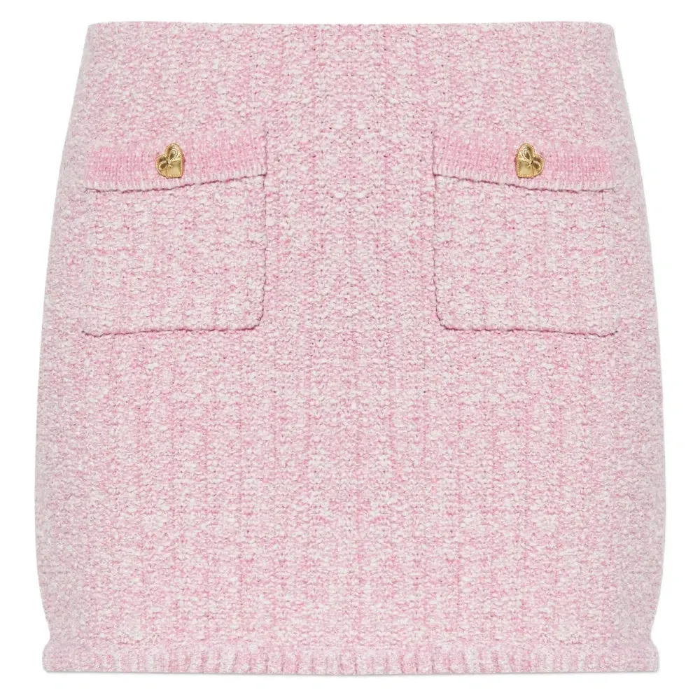 Мини-юбка Ellianna с карманами и пуговицами в виде сердечек