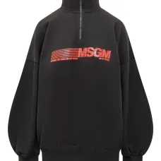 Свитшот с рукавами-баллонами