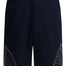 Вышитые брюки с поясом