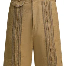 Шорты с панелями и заклепками