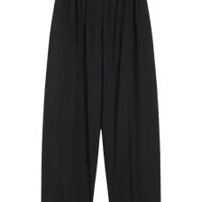 Брюки свободного кроя с двойным поясом