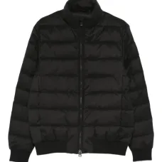 Стеганый свитер на молнии