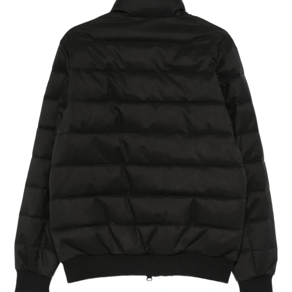 Стеганый свитер на молнии