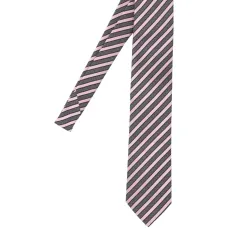 Полосатый шелковый галстук