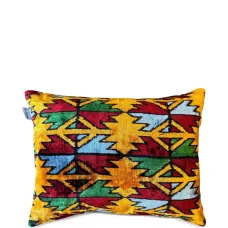 Бархатная подушка с узором (50 x 40 см)