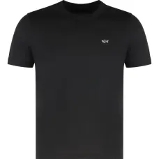 Футболка с круглым вырезом и логотипом