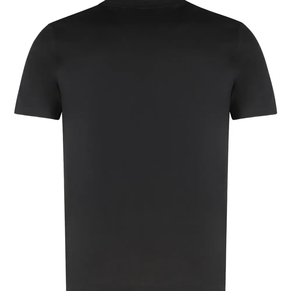 Футболка с круглым вырезом и логотипом