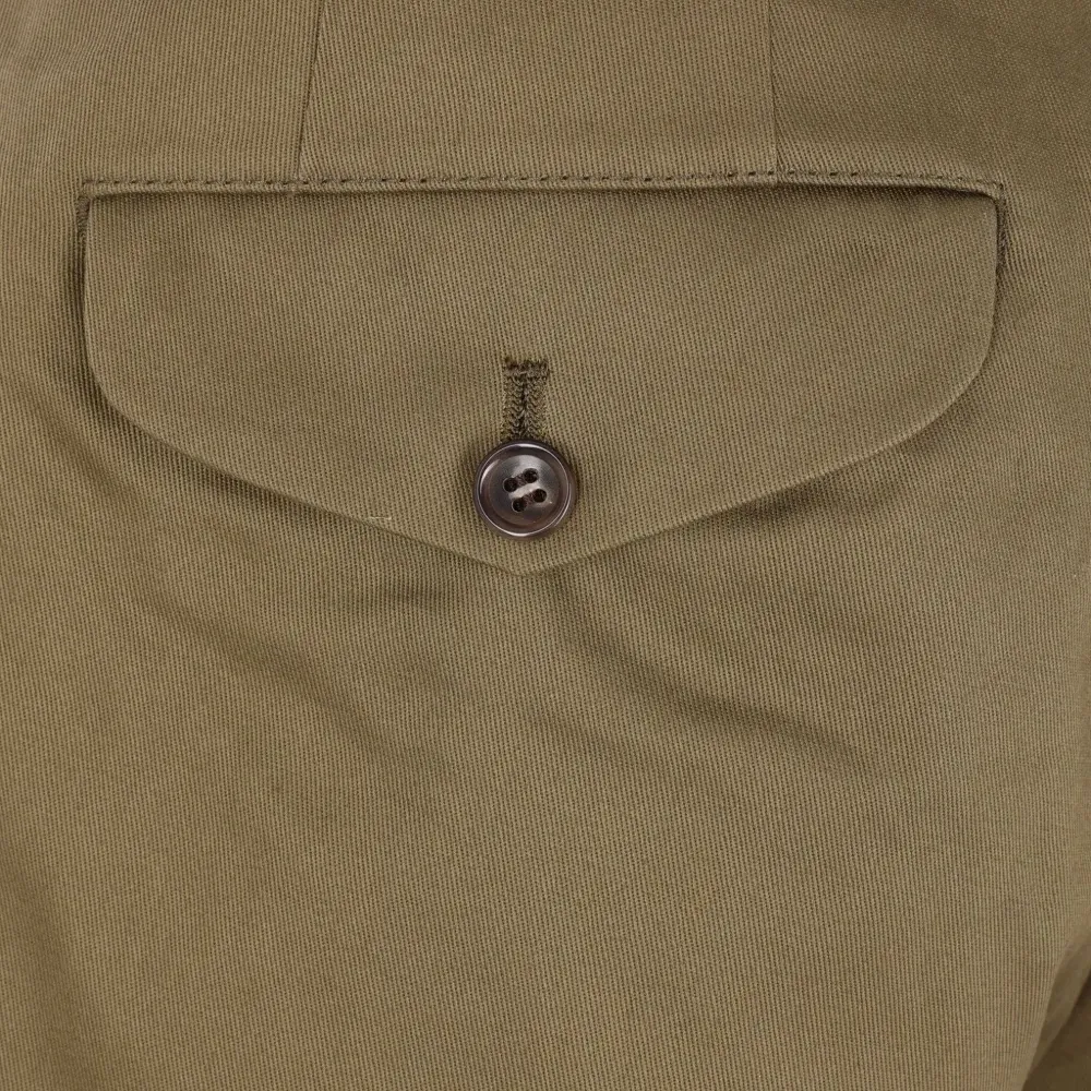 Брюки прямого кроя со складками