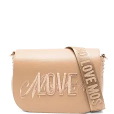 Сумка через плечо с вышитым логотипом и украшенная заклёпками