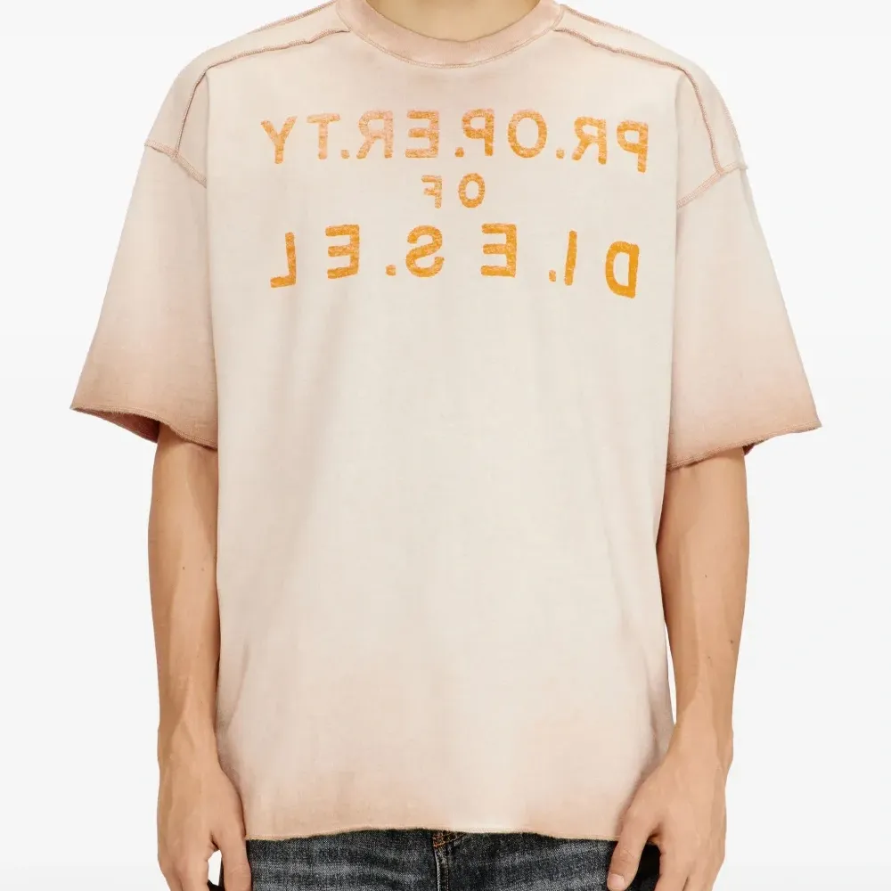 Футболка T-Look с необработанным краем