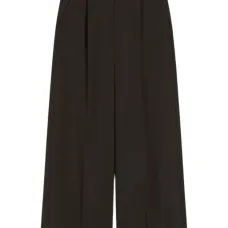 Брюки из шерсти на пуговицах