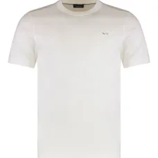 Футболка с круглым вырезом и логотипом