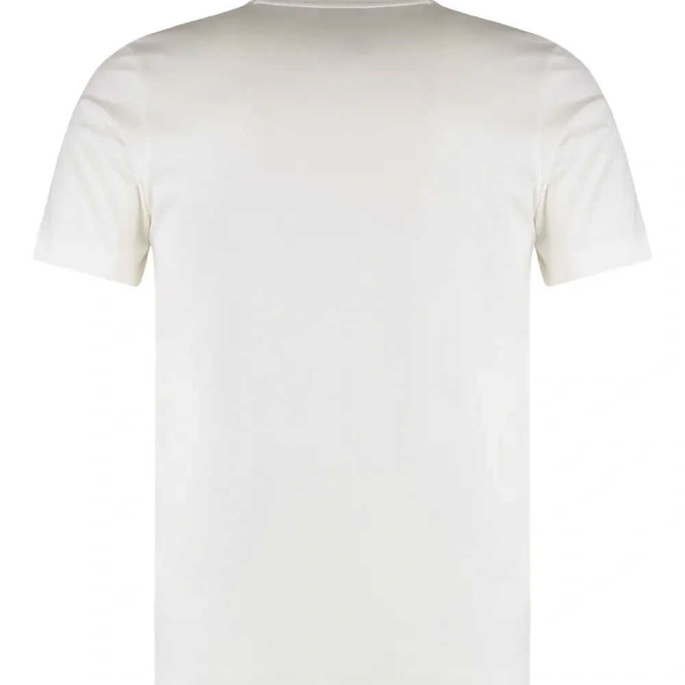 Футболка с круглым вырезом и логотипом