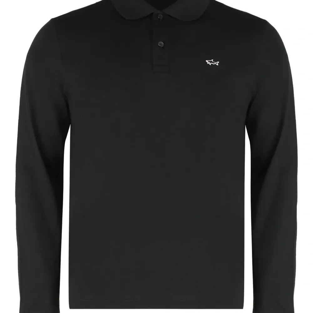 Поло с длинными рукавами и логотипом