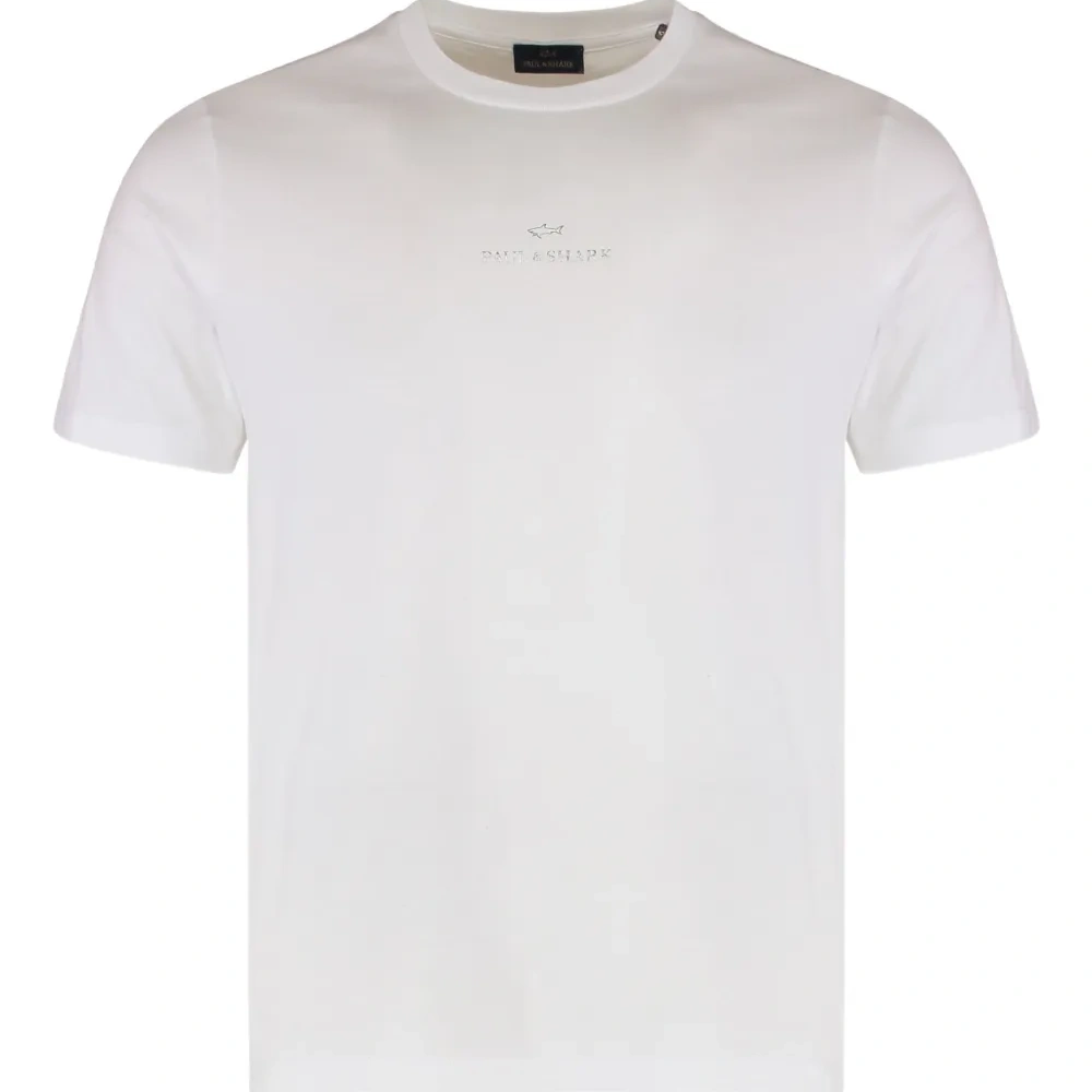 Футболка с логотипом и круглым вырезом