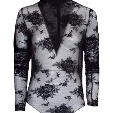 Боди с цветочной вышивкой Боди с цветочной вышивкой