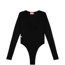 Боди T-Bodyn в рубчик с вырезом-лодочка