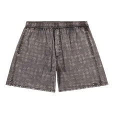 Плавательные шорты с завязками и эффектом денима