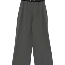 Брюки с поясом на талии Брюки с поясом на талии