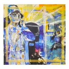 Шелковый платок из коллаборации с KidSuper