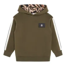 Худи с полосками и монограммой