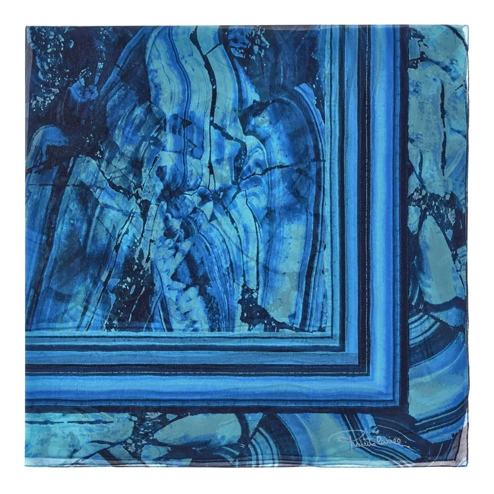 Шелковая шаль с принтом