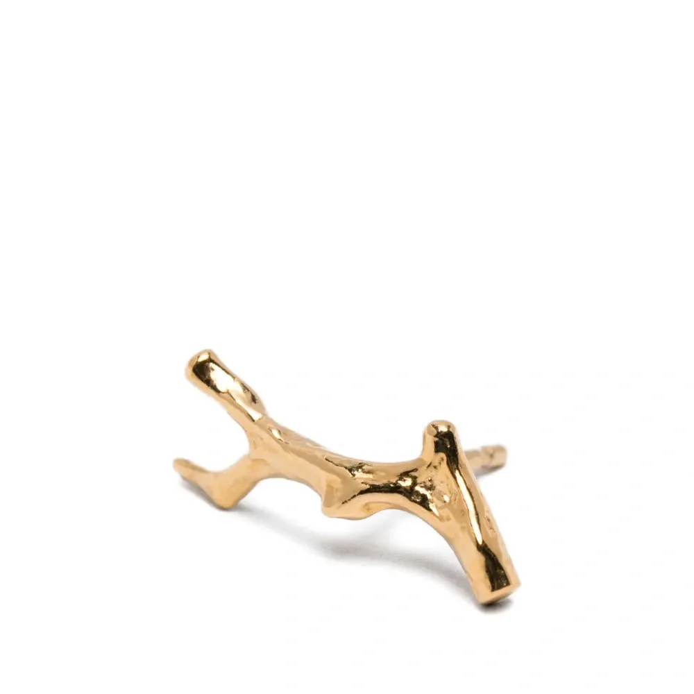 Серьга в форме ветки