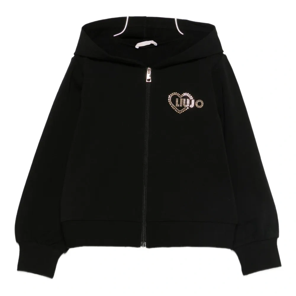 Худи с украшением из страз