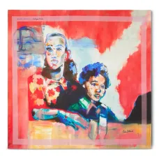 Шелковый платок из коллаборации с KidSuper