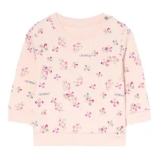 Свитшот с круглым вырезом и логотипом Arrow по всей поверхности