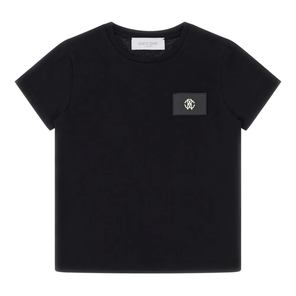 Футболка с нашивкой-логотипом