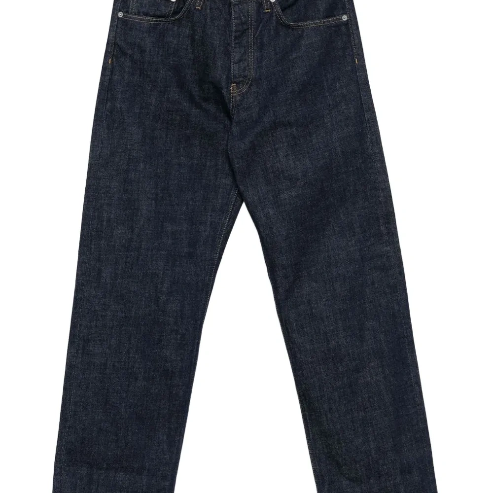 Джинсы из хлопка на пуговицах