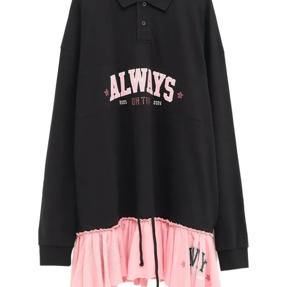 Платье мини с оборками Платье мини с оборками