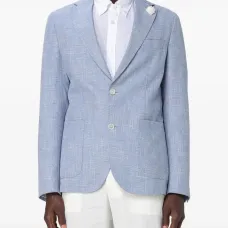 Жакет с накладными карманами