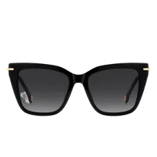 Солнцезащитные очки в оправе "кошачий глаз" с декором