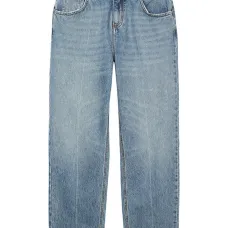 Джинсы с эффектом потертости Джинсы с эффектом потертости