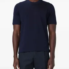 Хлопковая футболка с короткими рукавами Хлопковая футболка с короткими рукавами