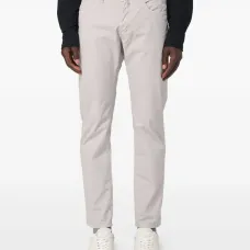 Брюки с нашивкой-логотипом