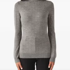 Фактурный джемпер с высоким воротником Фактурный джемпер с высоким воротником