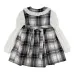 Платье в тартановую клетку с бантом Платье в тартановую клетку с бантом