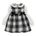Платье в тартановую клетку с бантом Платье в тартановую клетку с бантом