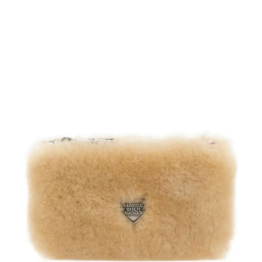 Портмоне на молнии из овчины