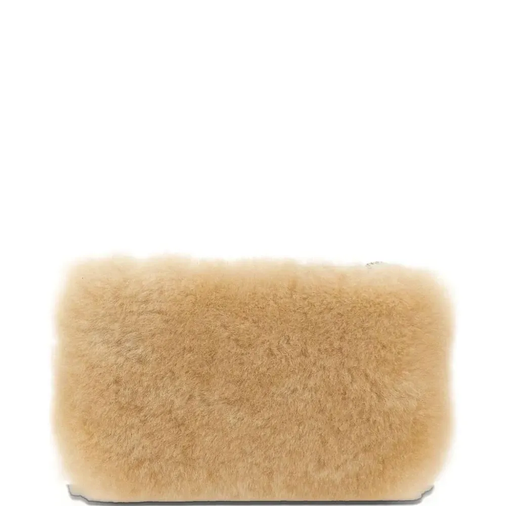 Портмоне на молнии из овчины