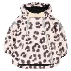 Куртка с леопардовым принтом и логотипом-звездой