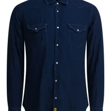 Рубашка с карманом из хлопка